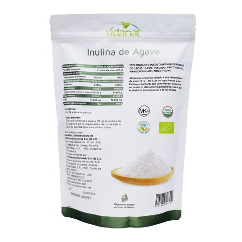 Inulina De Agave 500 G - Imagen 2