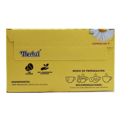 Te Instantaneo Manzanilla Therbal 25 Pza - Imagen 2