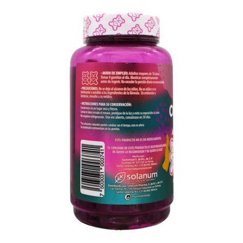 Gomitas Colageno Biotina Acido Hialurónico Con Queratina Y Resveratrol - Imagen 2