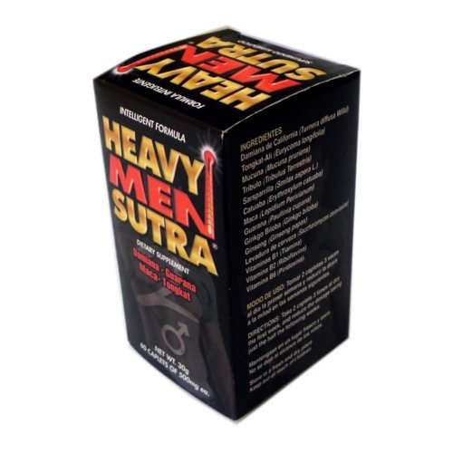 Capletas Heavy Men Sutra Natures Pet 60 Pza - Imagen 2