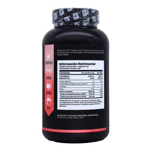 Omega 3 Salmon 180 Cap - Imagen 2