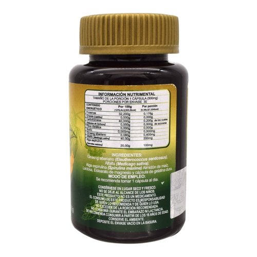 Ginseng Siberiano 30 Cap - Imagen 3
