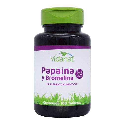Papaina Y Bromelina 100 Tab - Imagen 2