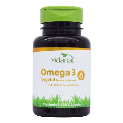 Omega 3 Vegetal/aceite De Linaza 180 Cap - Imagen 2