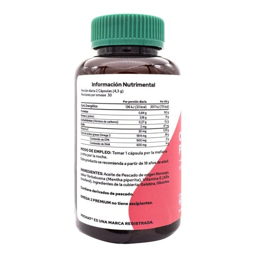 Omega 3 Premium Concentrado 60 Cap - Imagen 2