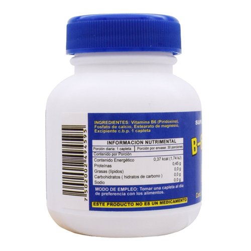 Vitamina B6 Piridoxina 400 Mg 3 - Imagen 3