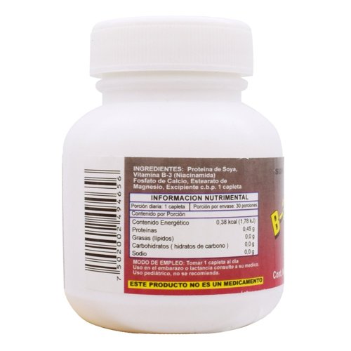 Vitamina B3 Niacina 400 Mg 30 Cap - Imagen 3