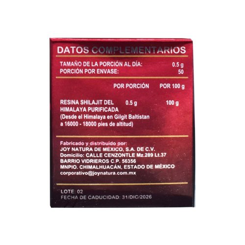 Shilajit Resina 25 G - Imagen 2