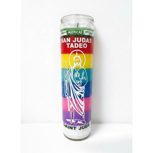 Veladora Parafina San Judas Mistica 7 Col 1 Pza