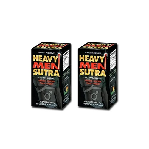 Capletas Heavy Men Sutra Natures Pet 60 Pza