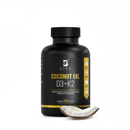 Vitamina D3 + K2 | Con Aceite De Coco