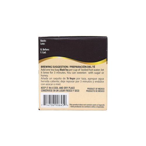 Te Instantáneo Black Tea Herbacil 25 Pzas - Imagen 2