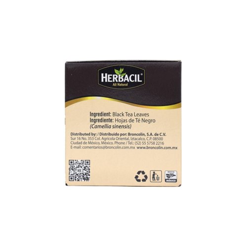 Te Instantáneo Black Tea Herbacil 25 Pzas - Imagen 3