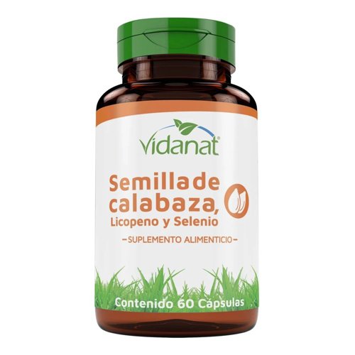 Semilla De Calabaza Licopeno Selenio 60 Cap