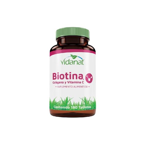 Biotina Colageno Y Vit C 180 Tab