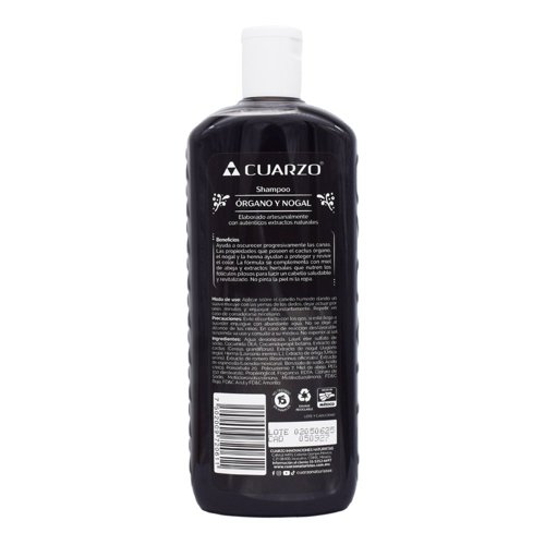 Shampoo Organo Y Nogal 550 Ml - Imagen 2