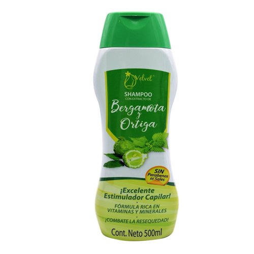 Shampoo Bergamota Y Ortiga 500 Ml