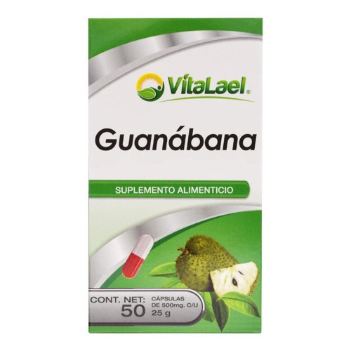 Capsulas Guanabana Vitalael 50 Cap