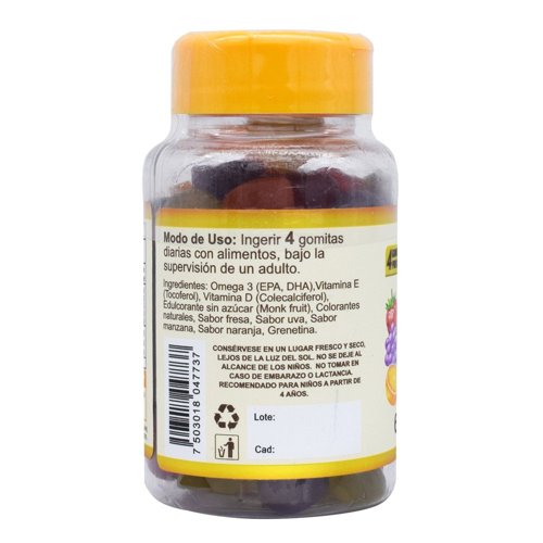 Omega 3 Y Vitaminas Kids 60 Go - Imagen 3