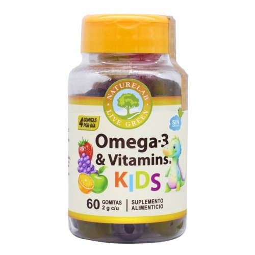 Omega 3 Y Vitaminas Kids 60 Go