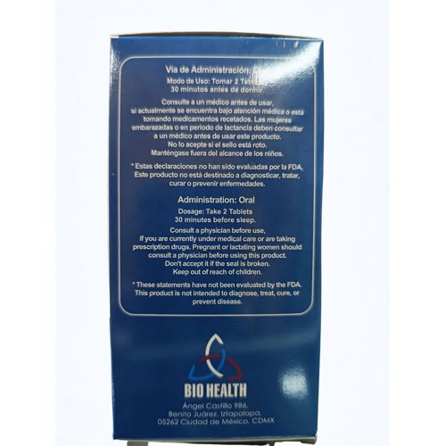 Tabletas Ashwagandha Melatonina (5mg) 750 Mg - Imagen 3
