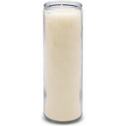 Veladora Parafina Lisa Mistica Blanca 1 Pza
