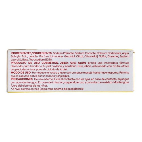 Jabon Grisi Azufre 100 G - Imagen 2